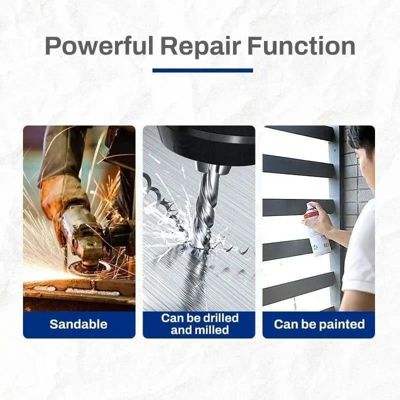 Pegamento de reparación de metal para reparaciones permanentes