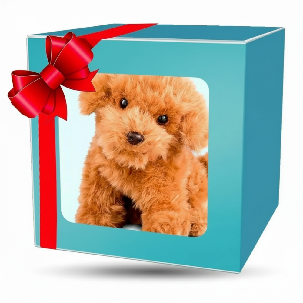 Perro de peluche interactivo y realista con movimiento suave - Juguete