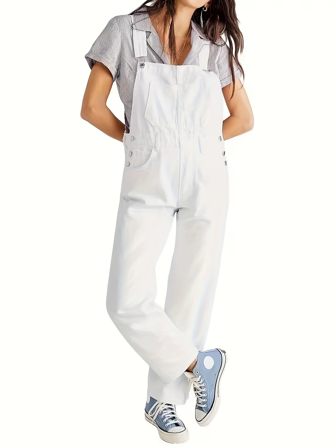 Peto denim para mujer – casual y estiloso para primavera, verano y otoño