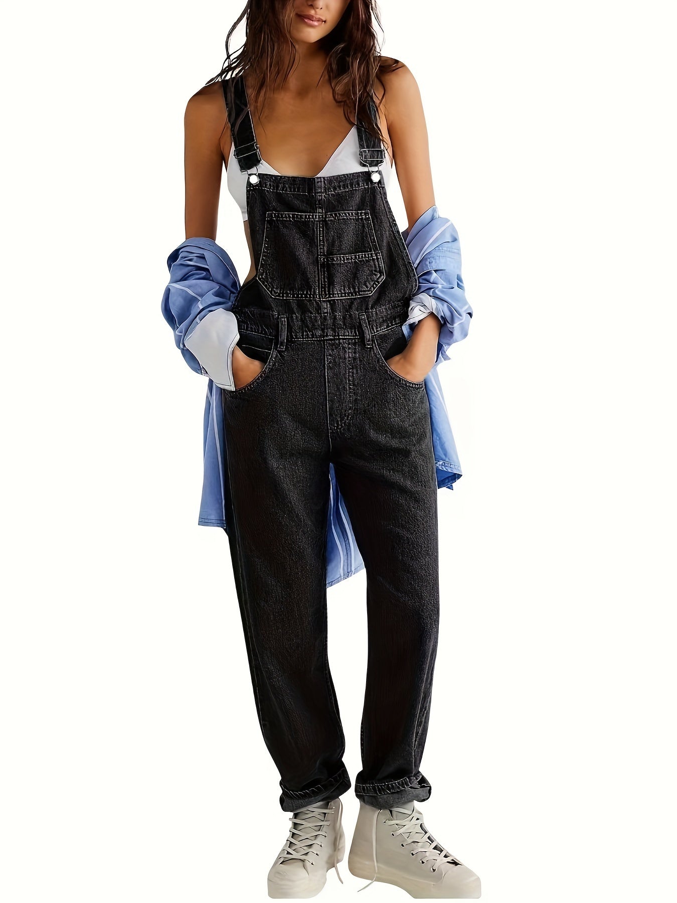 Peto denim para mujer – casual y estiloso para primavera, verano y otoño