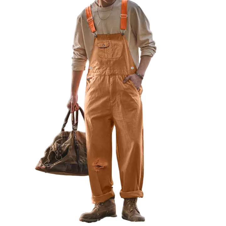 Peto unisex con tirantes ajustables para trabajo y tiempo libre
