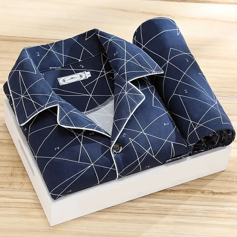 Pijama de hombre estilo clásico