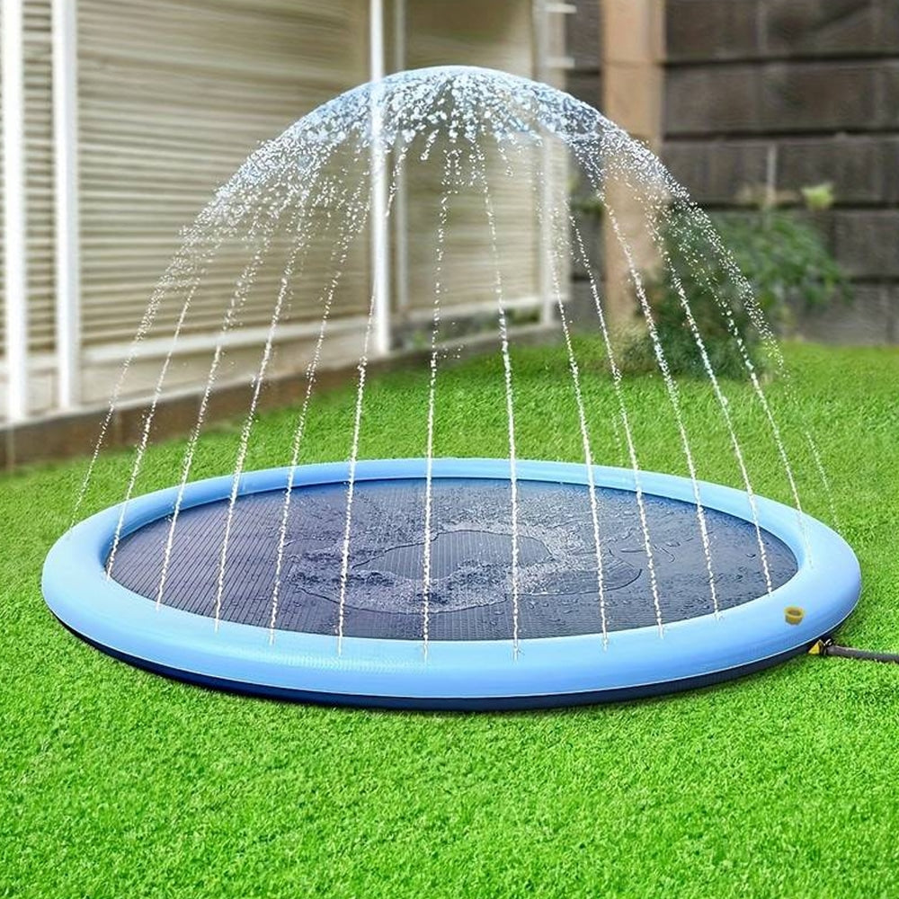Piscina para perros con aspersor de agua (disponible en tamaños para perros grandes y pequeños)