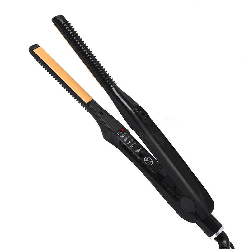 Plancha y rizador de pelo 2 en 1