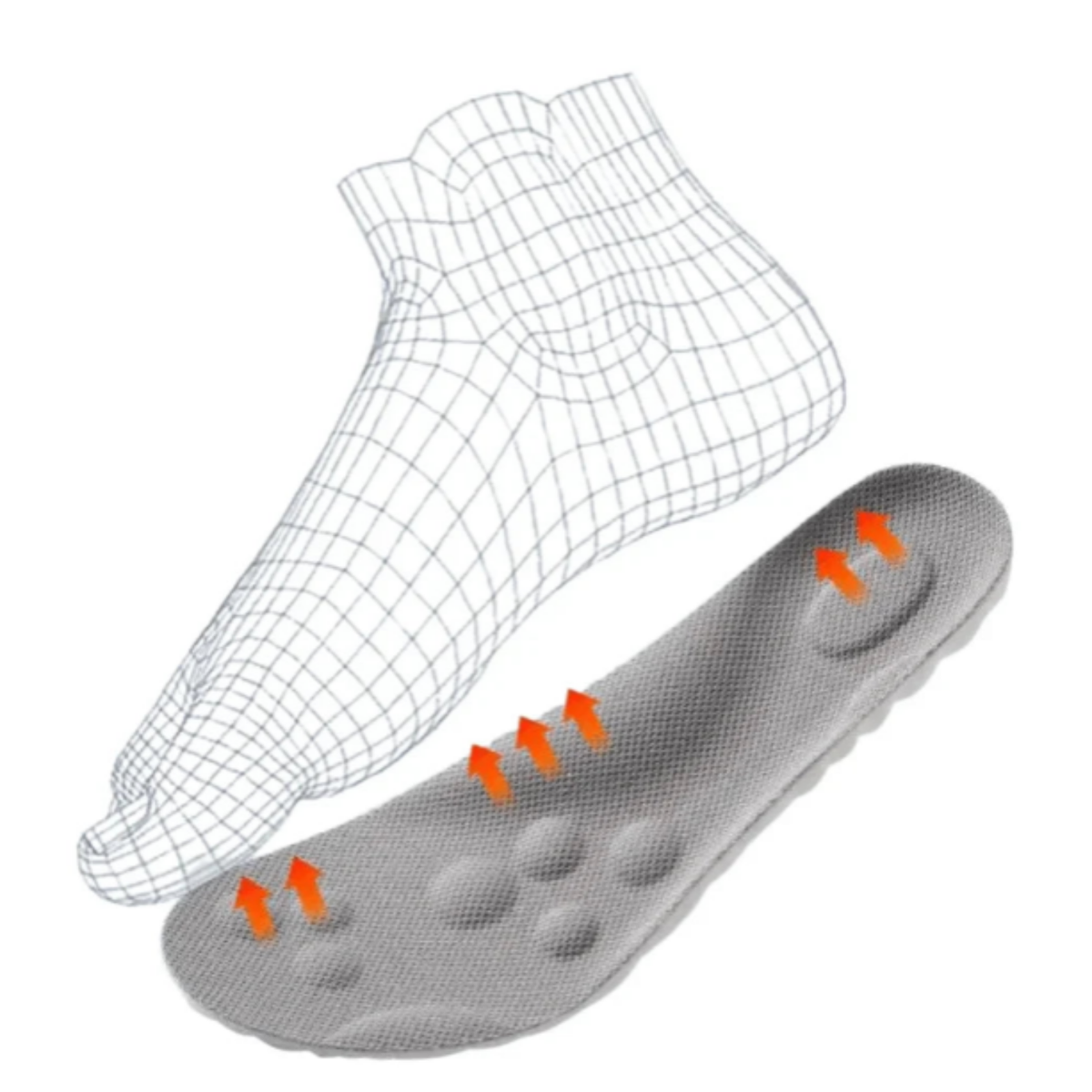 Plantillas cómodas para calzado 4D