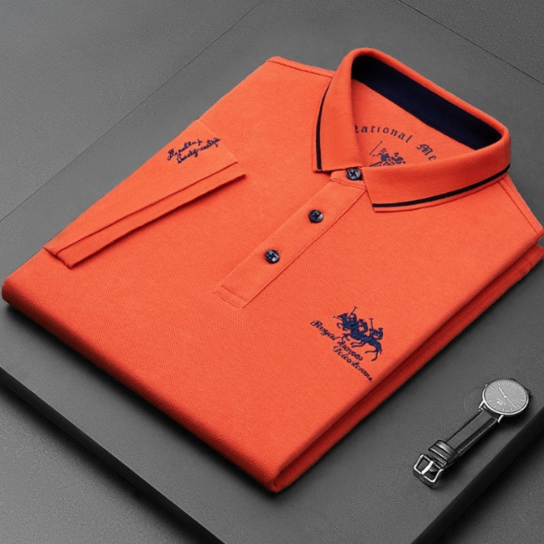 Polo Camiseta | Emblema de Lujo | Moda Hombre