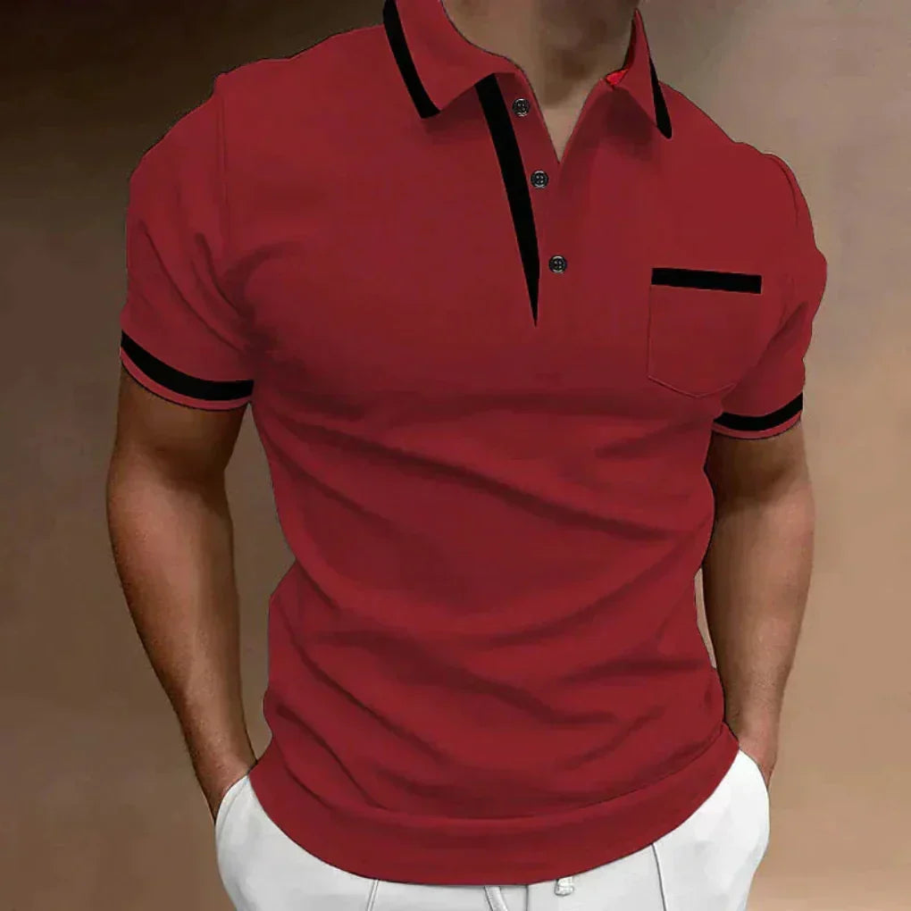 Polo clásico y cómodo con bolsillo