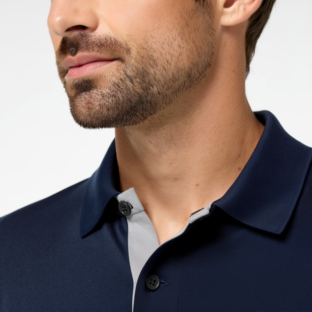 Polo de hombre de poliéster y elastano | Transpirable con protección UPF 50
