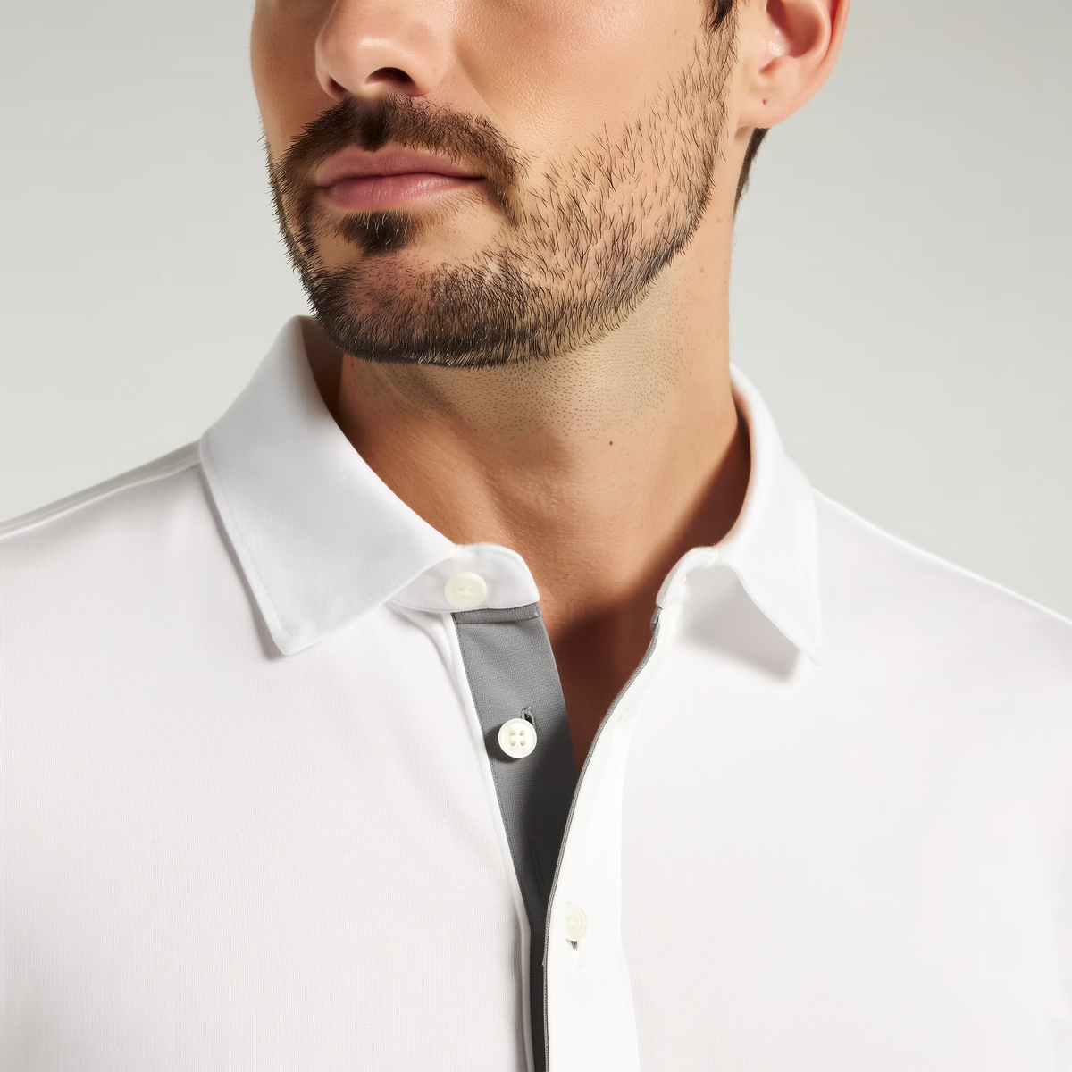 Polo de hombre de poliéster y elastano | Transpirable con protección UPF 50