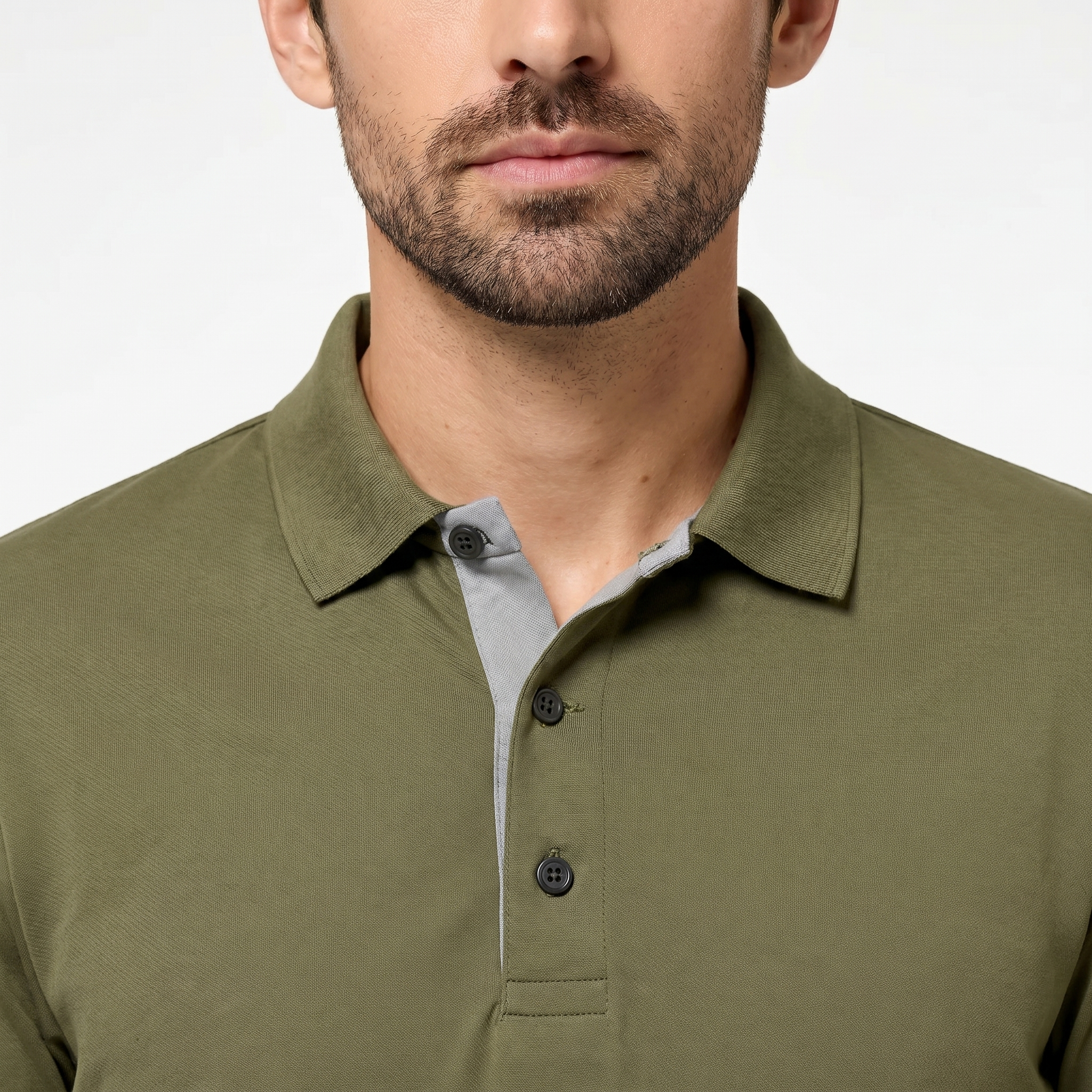 Polo de hombre de poliéster y elastano | Transpirable con protección UPF 50
