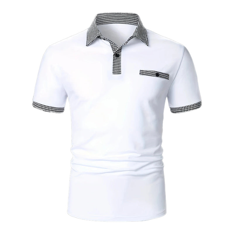 Polo de manga corta con detalle de gallo
