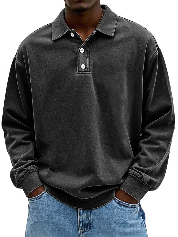 Polo elegante de manga larga