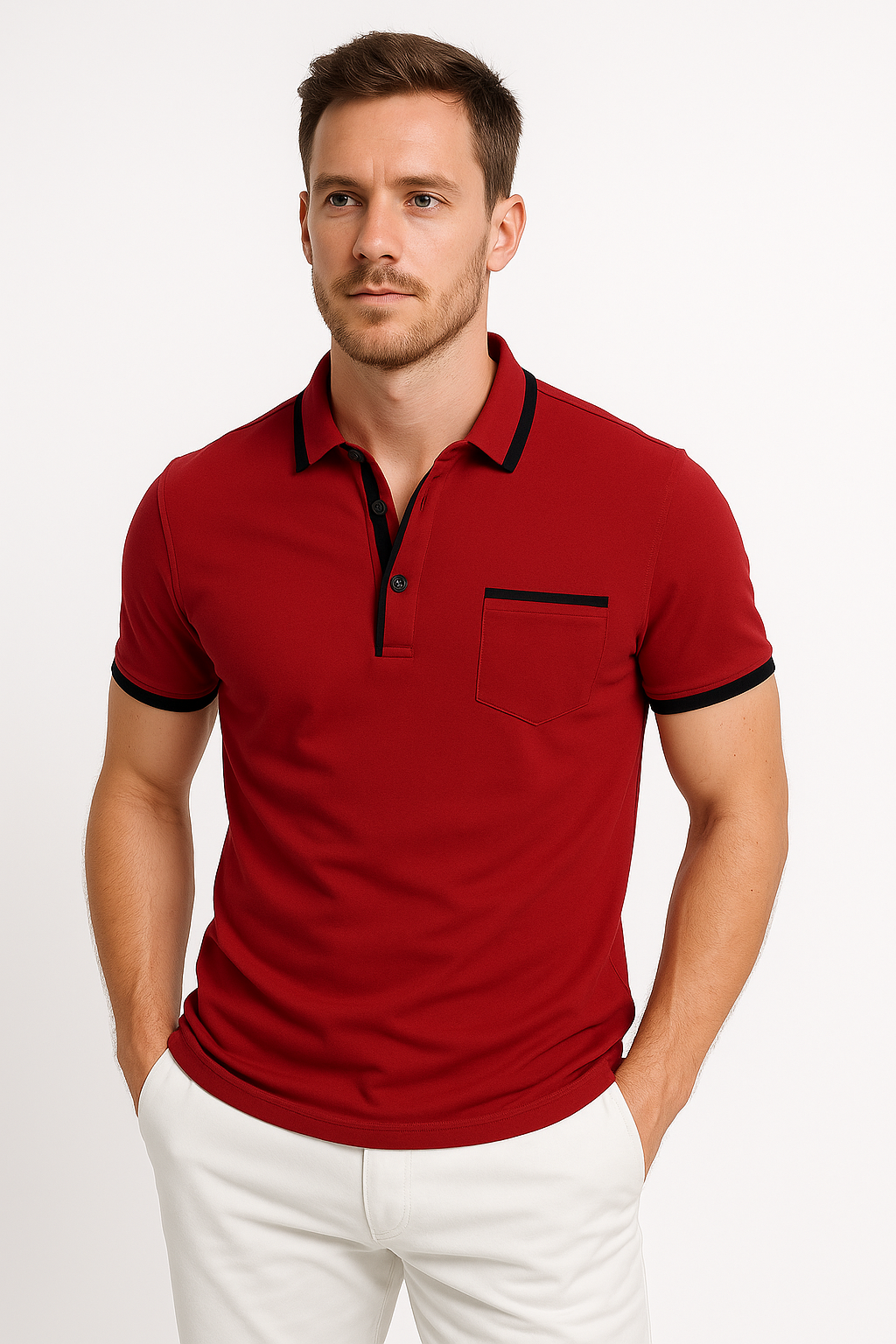 Polo elegante para hombre para cualquier ocasión | De alta calidad, versátil y cómodo