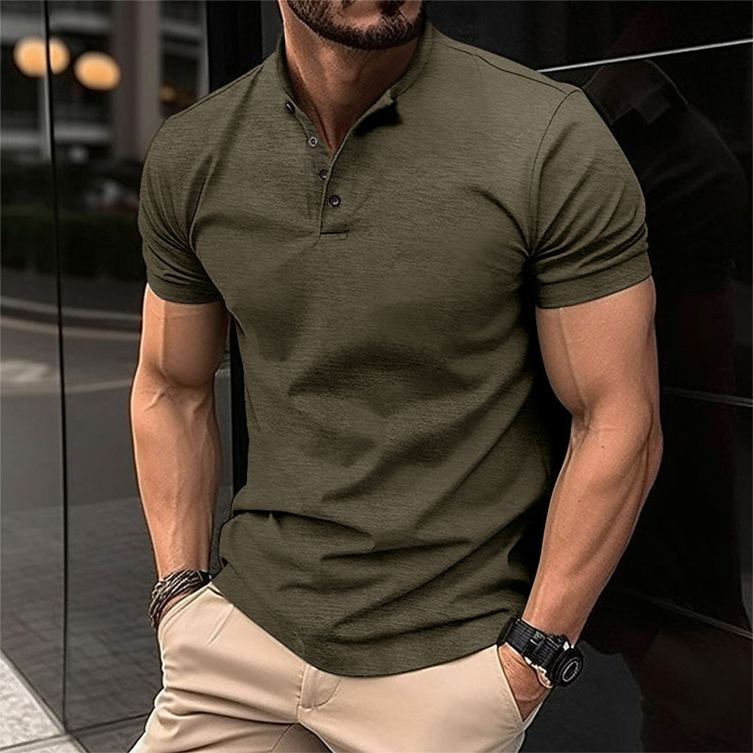 Polo Henley para hombre
