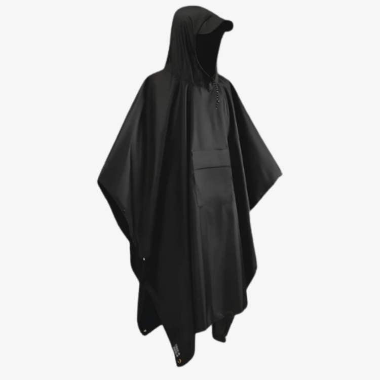 Poncho de senderismo todoterreno e impermeable
