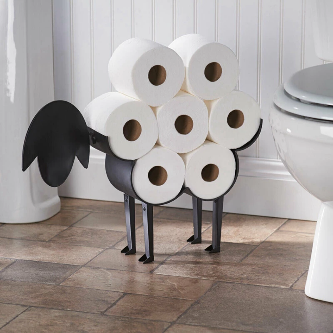 Portarrollos de papel higiénico con diseño de animales: divertido y práctico para el baño