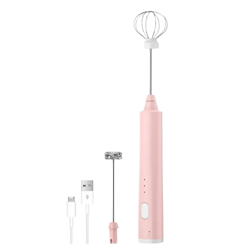 Potente minibatidor de mano para cocina y café