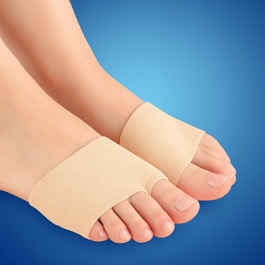 Protección para el antepié con almohadilla de gel de silicona - Absorbe los impactos en el pie - Alivio del dolor para la metatarsalgia - Confort diario