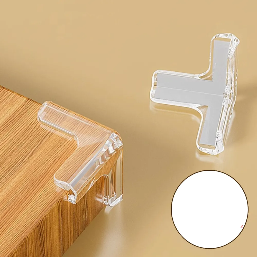 Protectores transparentes de esquinas para la seguridad de bebés - Set de 10