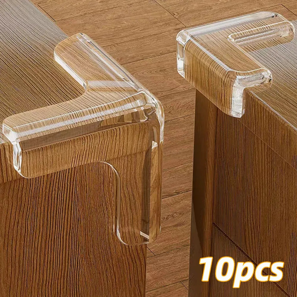Protectores transparentes de esquinas para la seguridad de bebés - Set de 10