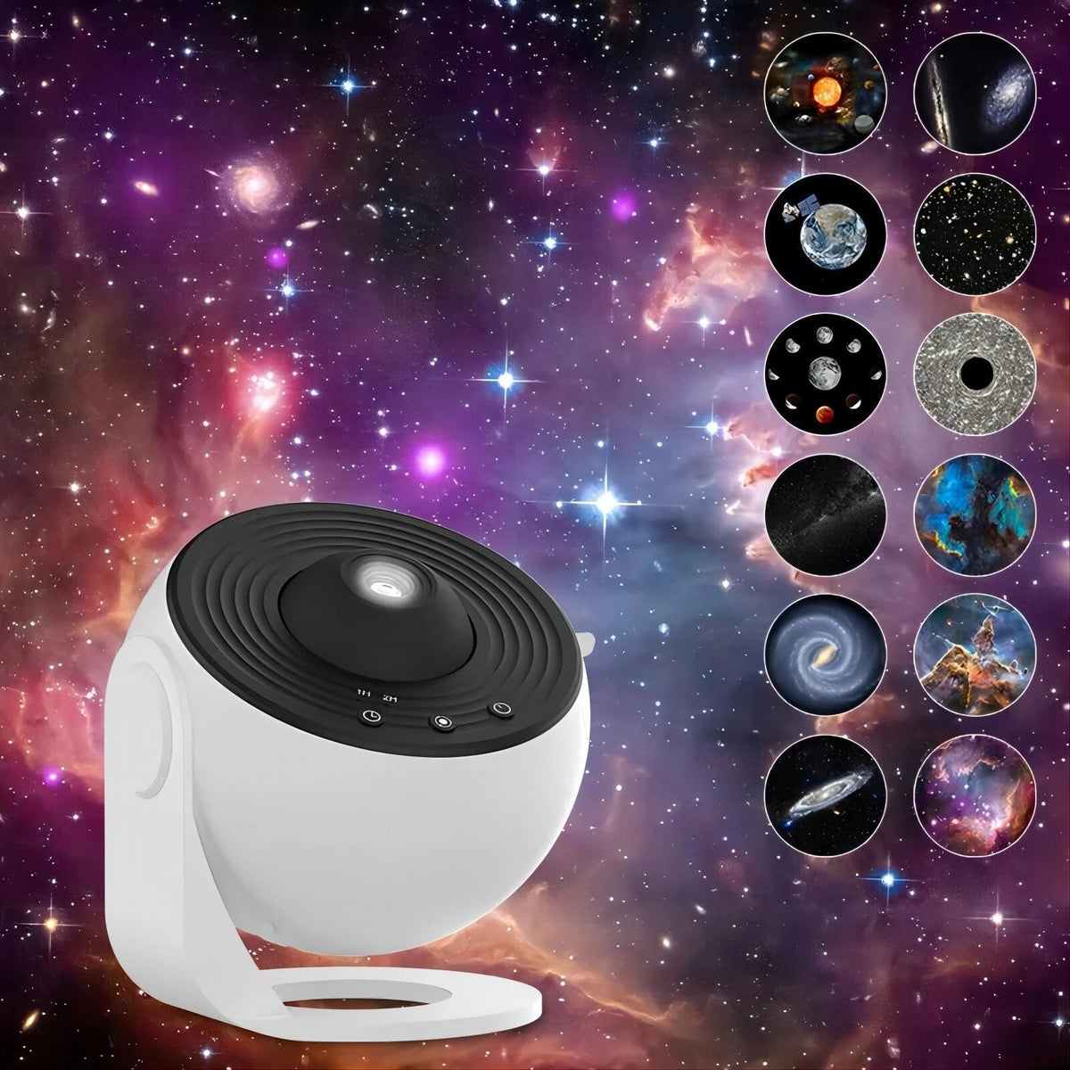 Proyector de estrellas para planetario