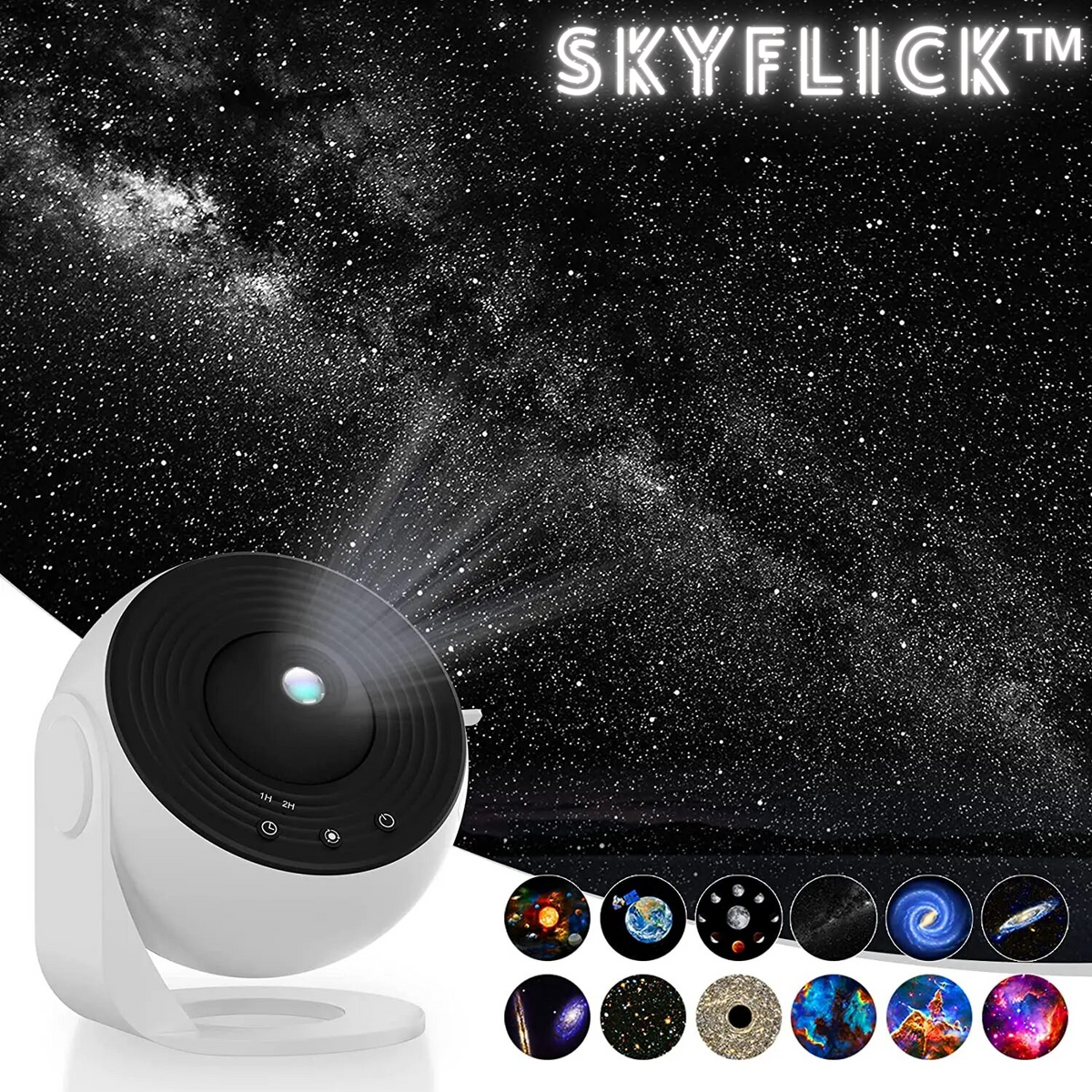 Proyector de estrellas para planetario