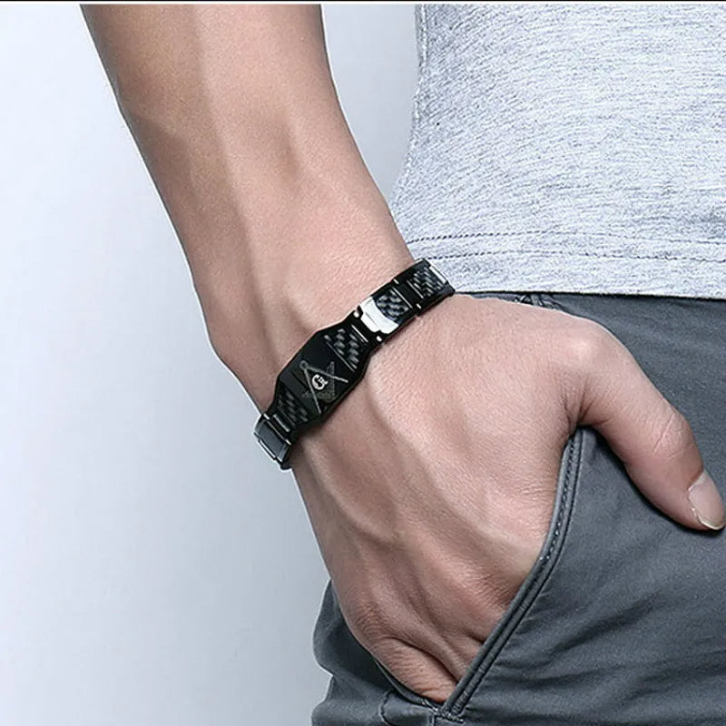 Pulsera magnética para hombre para el alivio del dolor: diseño elegante y duradero
