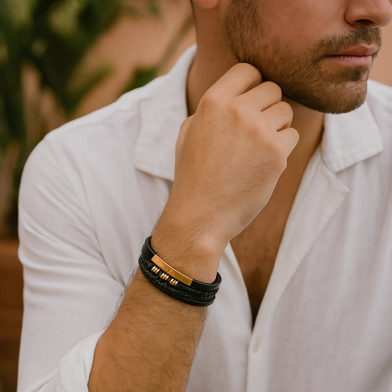 Pulsera para hombre - Pulsera de lujo para cualquier ocasión