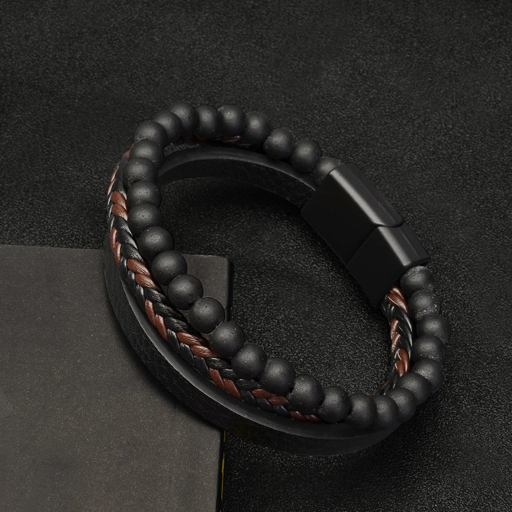 Pulsera relajante de piedra natural