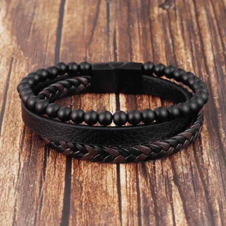 Pulsera relajante de piedra natural