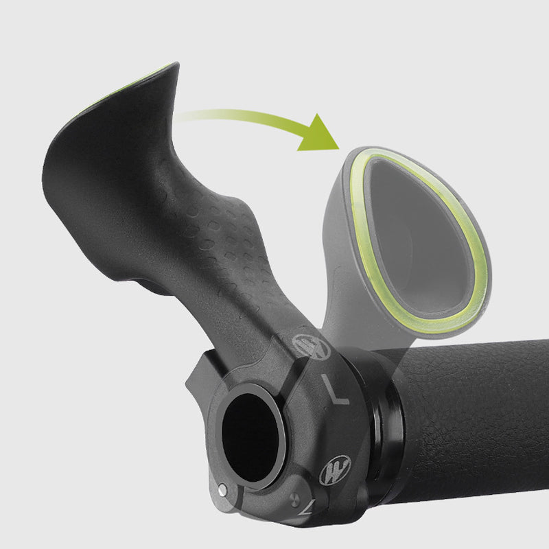 Puños ergonómicos para bicicleta (1 par)