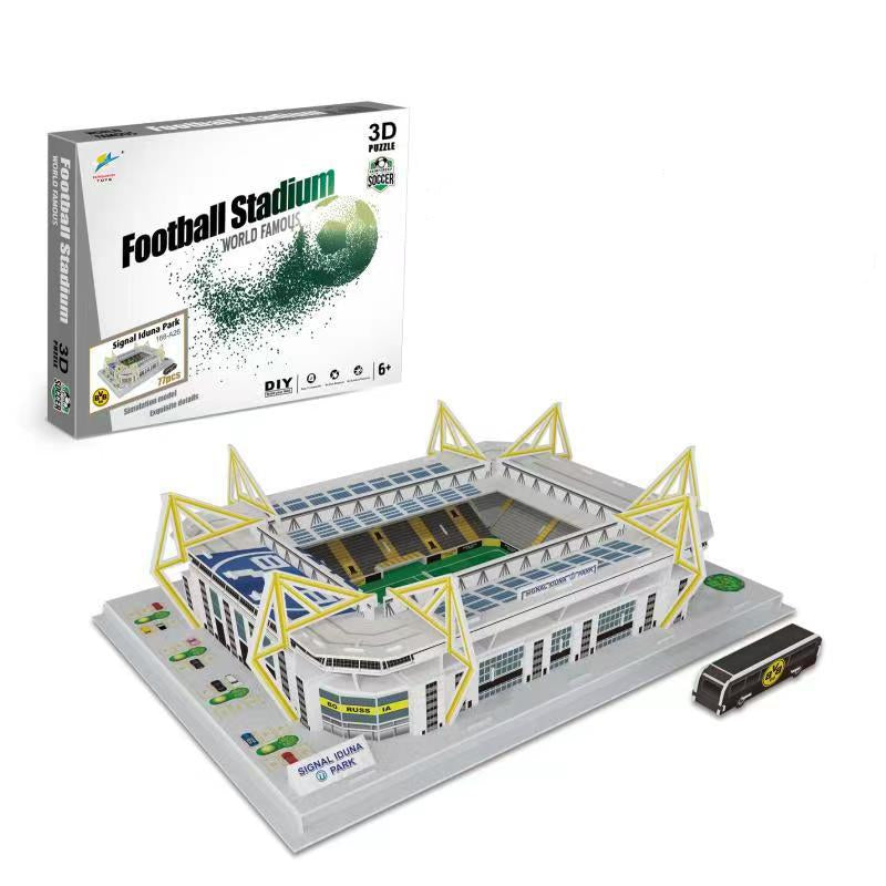 Puzle 3D de estadio de fútbol