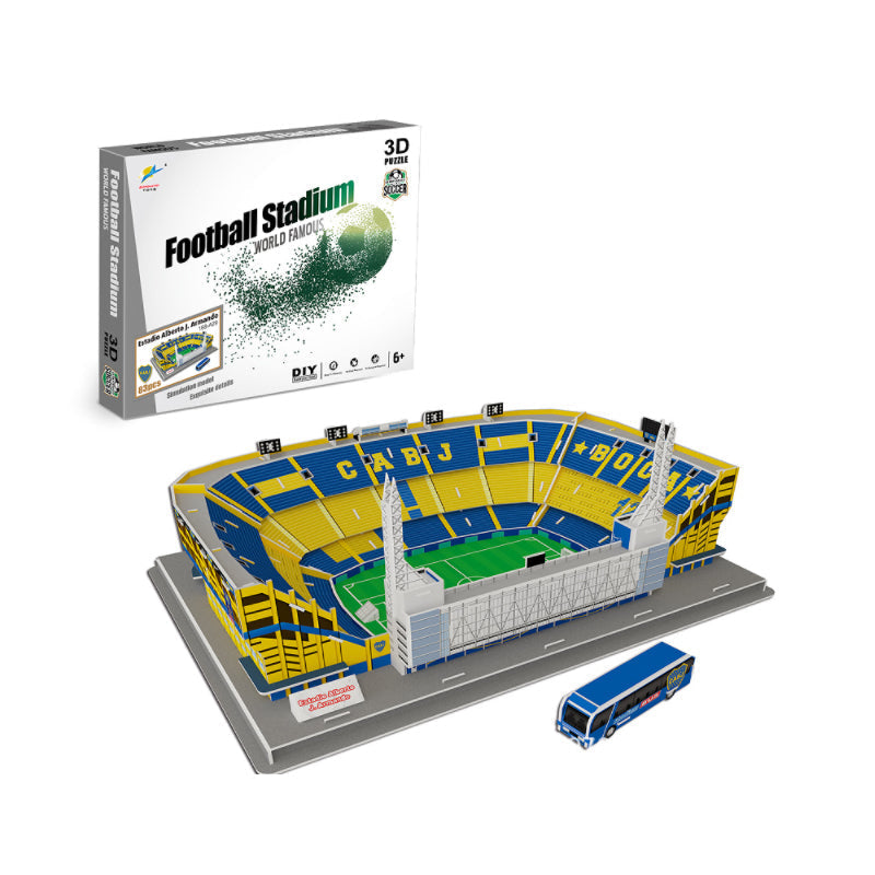 Puzle 3D de estadio de fútbol