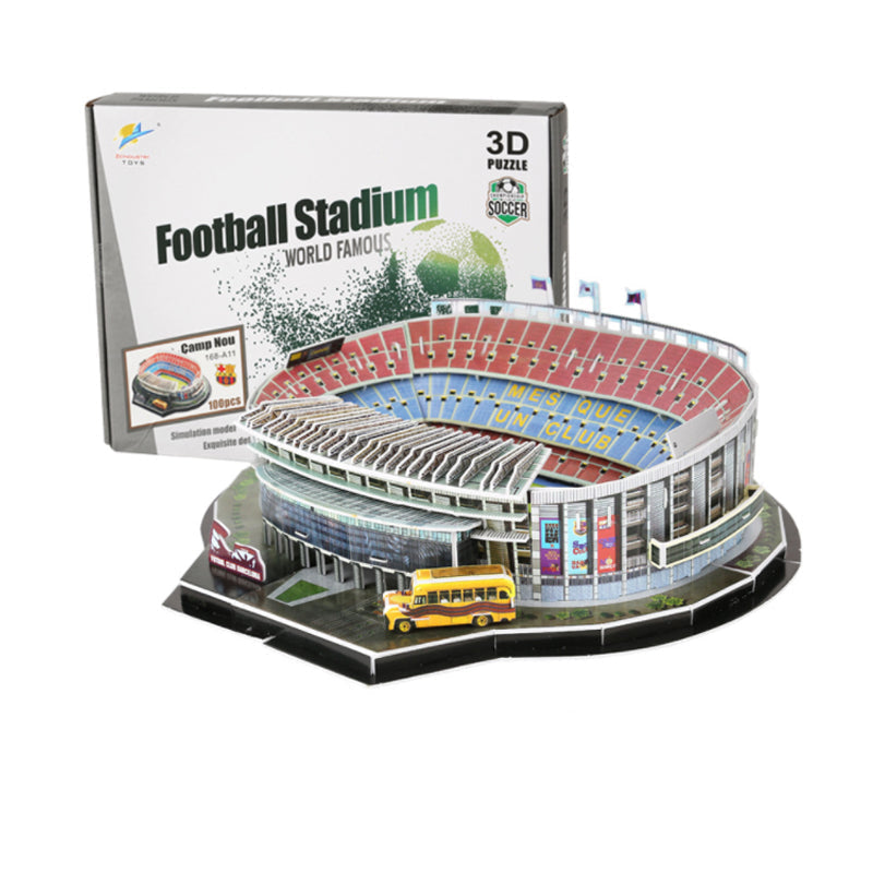 Puzle 3D de estadio de fútbol