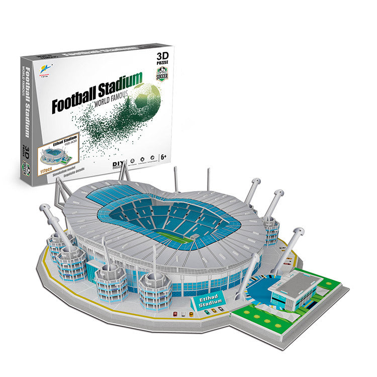Puzle 3D de estadio de fútbol