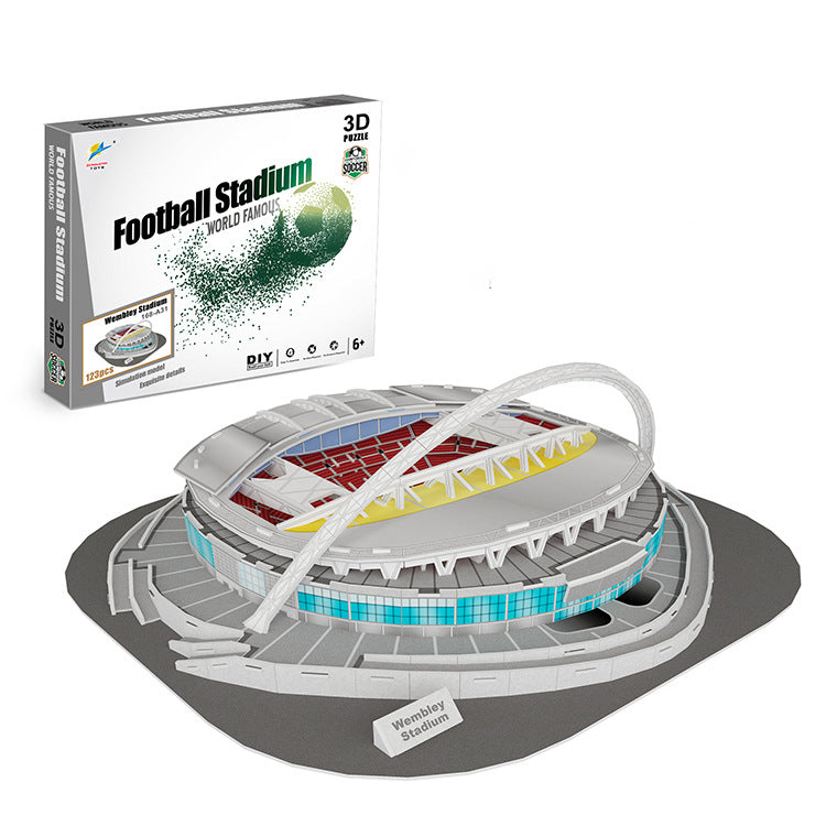 Puzle 3D de estadio de fútbol