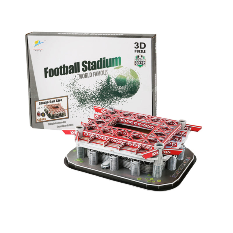 Puzle 3D de estadio de fútbol