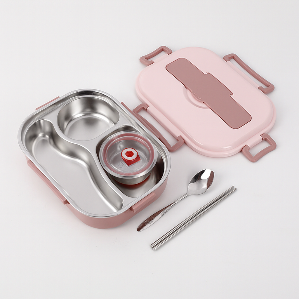 Recipiente térmico para comida de acero inoxidable