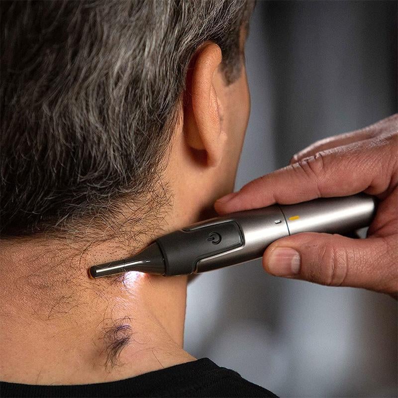 Recortadora de precisión ultrafina – Cuidado personal profesional para barba, nariz y cejas