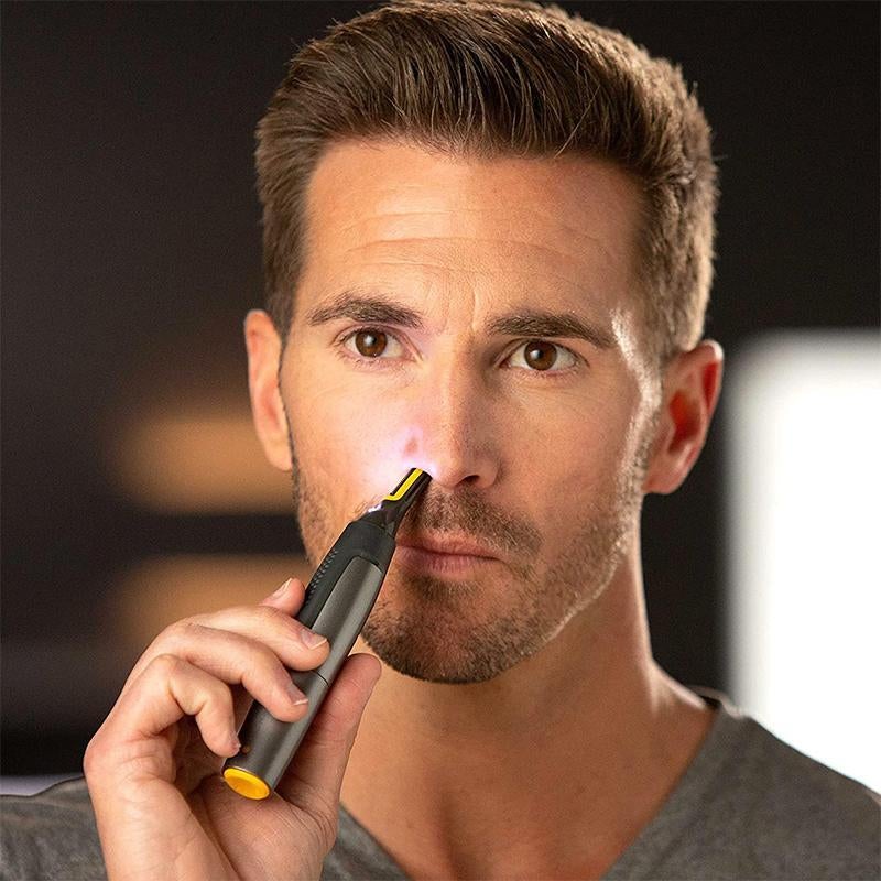 Recortadora de precisión ultrafina – Cuidado personal profesional para barba, nariz y cejas