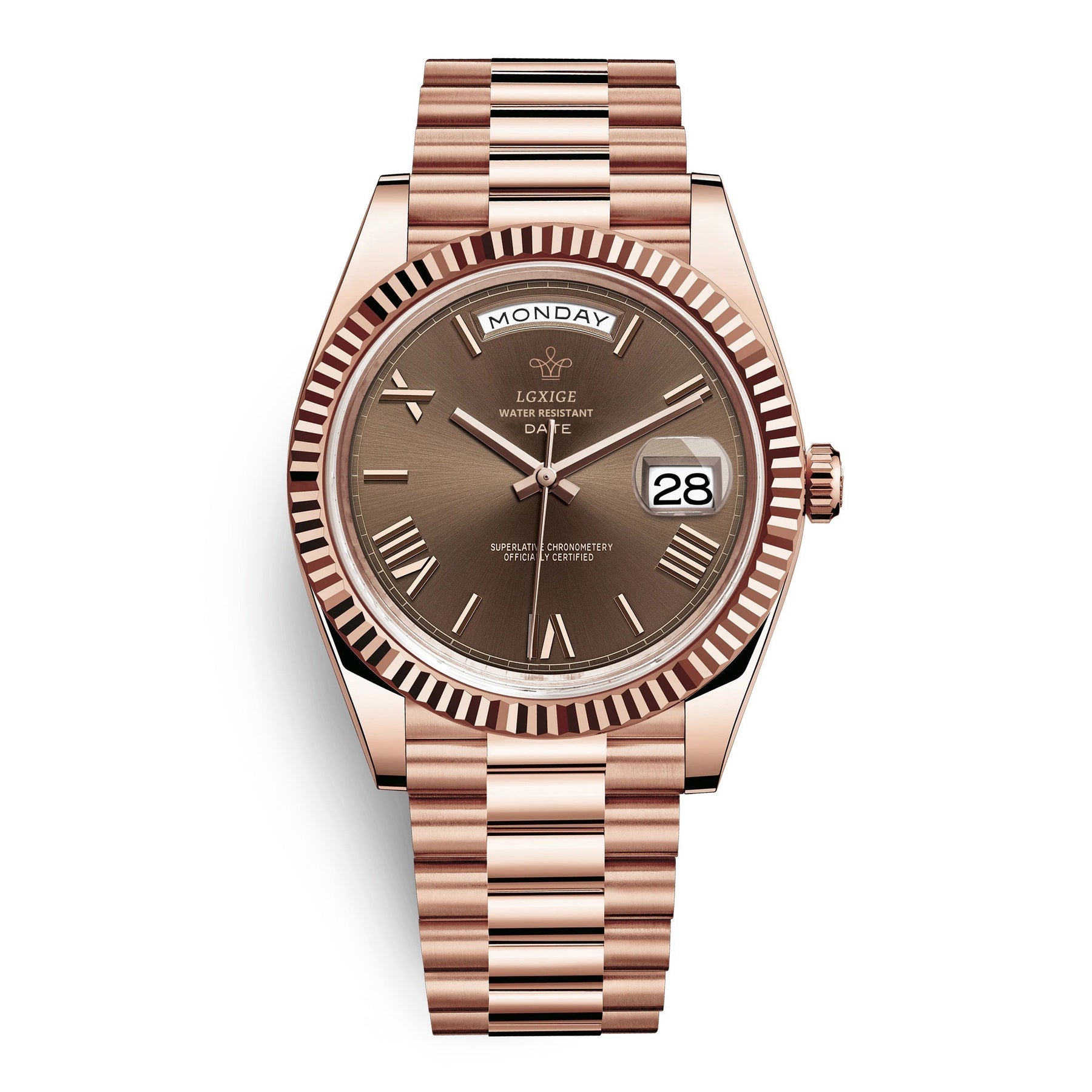 Reloj automático para hombre con indicador de día y fecha – Atemporal y elegante