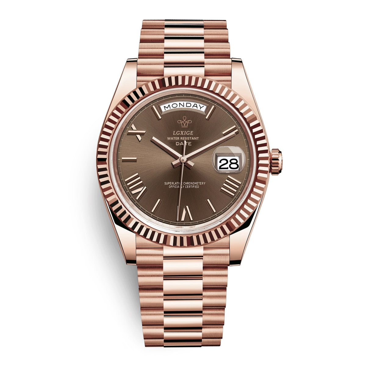 Reloj automático para hombre con indicador de día y fecha – Atemporal y elegante