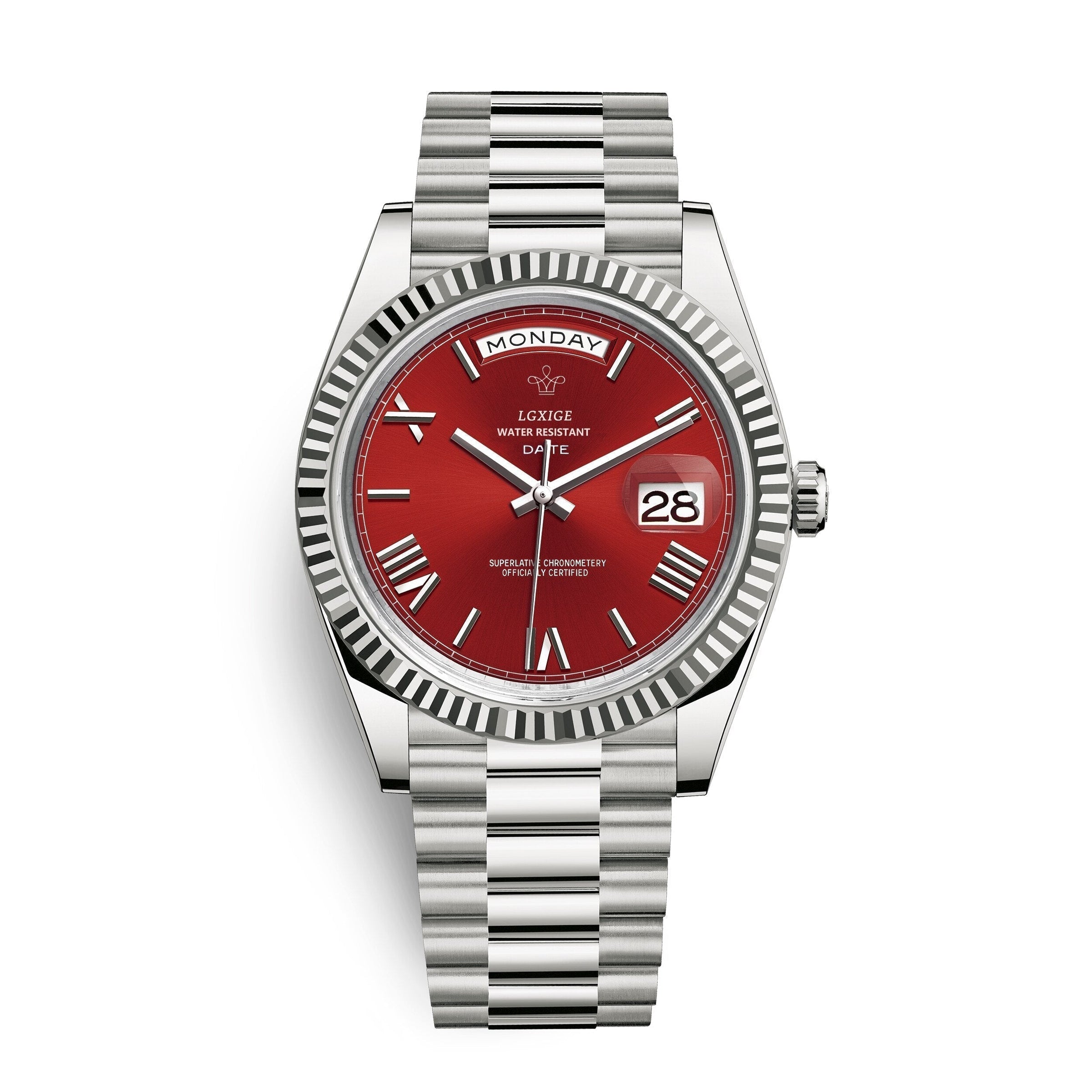 Reloj automático para hombre con indicador de día y fecha – Atemporal y elegante