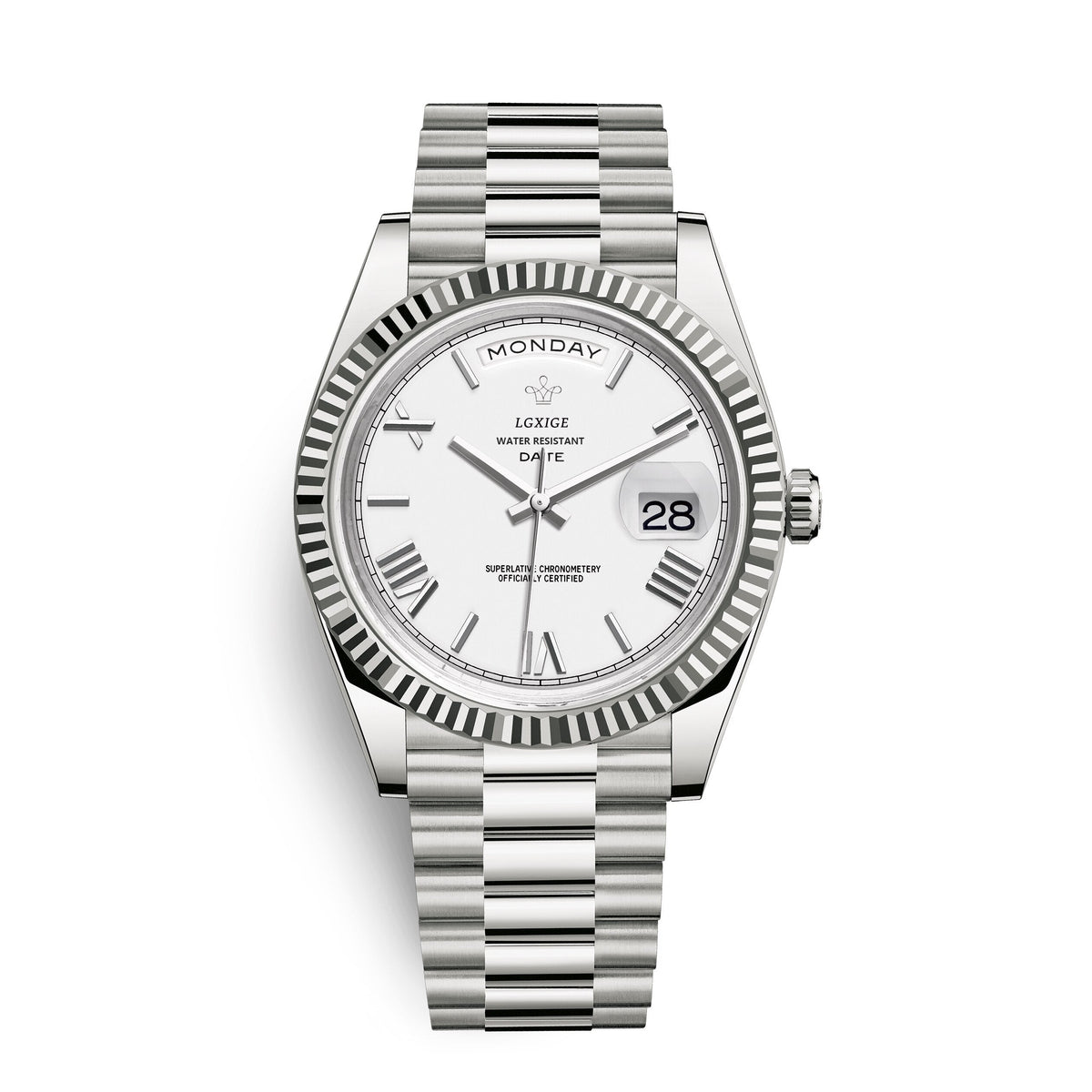 Reloj automático para hombre con indicador de día y fecha – Atemporal y elegante