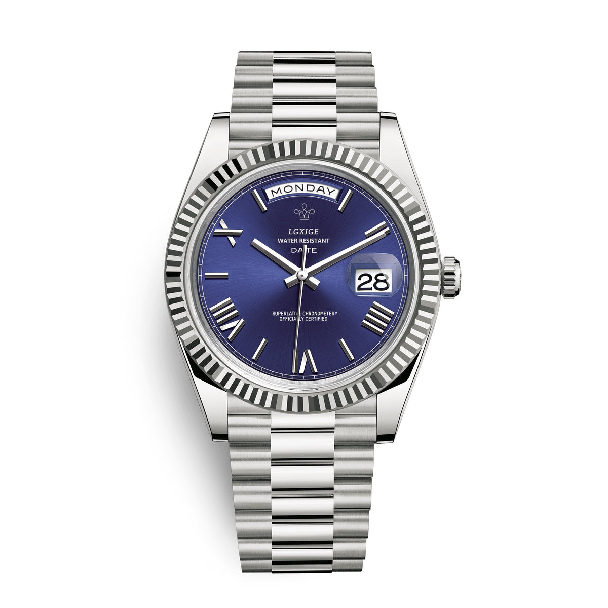 Reloj automático para hombre con indicador de día y fecha – Atemporal y elegante