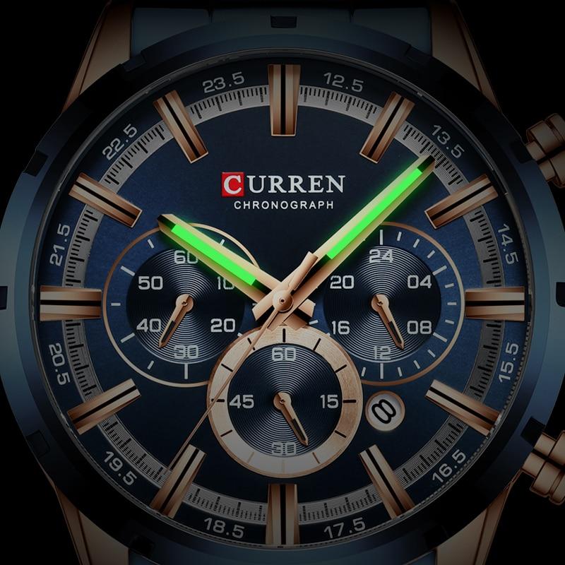 Reloj cronógrafo de estilo ejecutivo