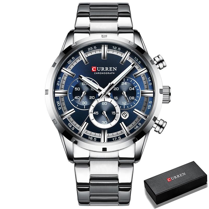 Reloj cronógrafo de estilo ejecutivo