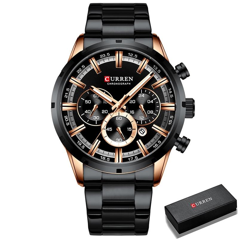 Reloj cronógrafo de estilo ejecutivo