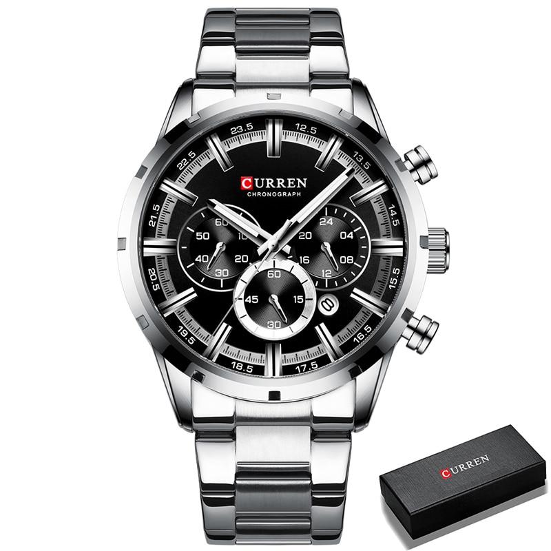 Reloj cronógrafo de estilo ejecutivo