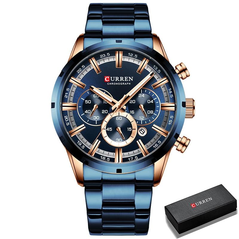 Reloj cronógrafo de estilo ejecutivo